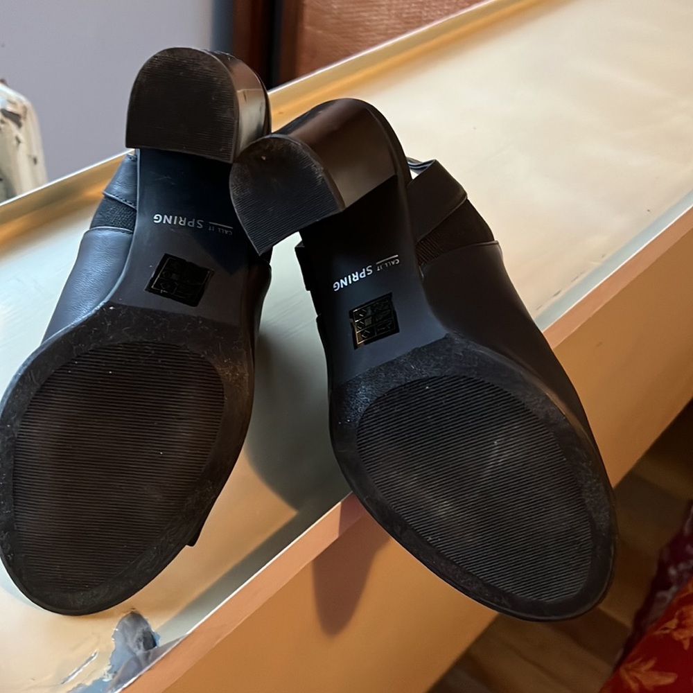 Call It Spring Black Open Toe Size 7 1/2 New - image 4